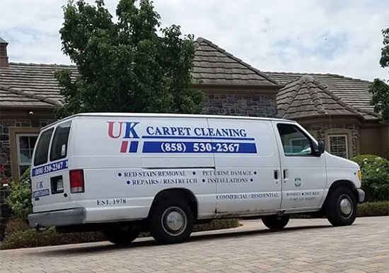 Richard's carpet cleaning van