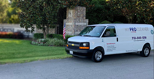 My Pro Cleaner carpet cleaning van