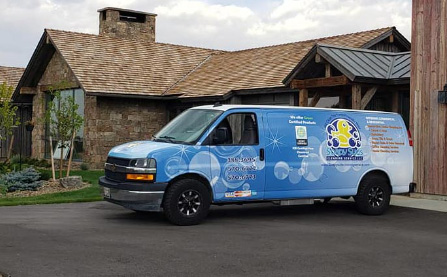 Soapy Suds Cleaning Van