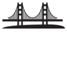 Icon of Golden Gate Bridge near San Rafael